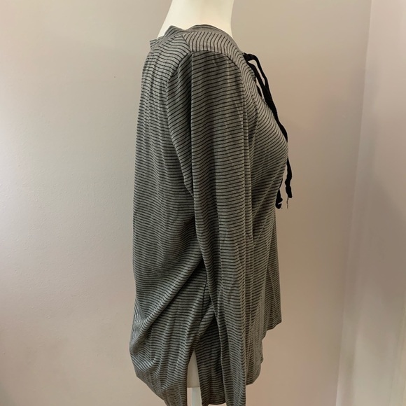 Angels Forever young gray striped tee, size M - Picture 3 of 5